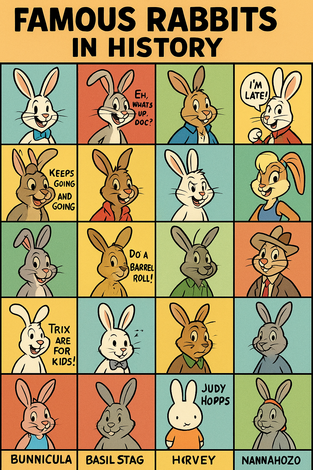 Famous Rabbits in History: Iconic Bunny Names and Their Stories